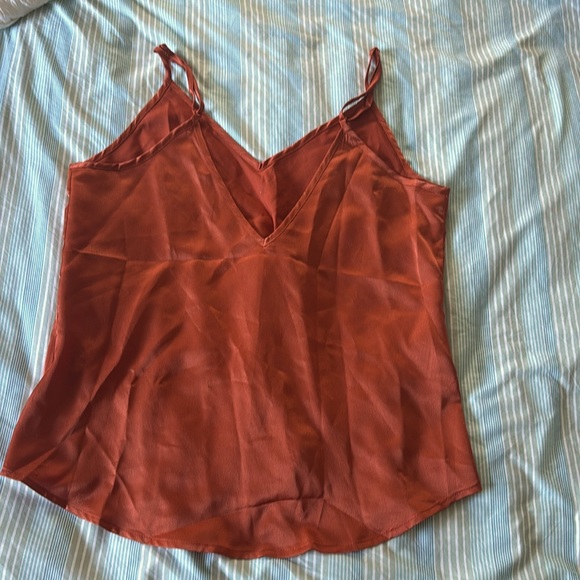 Brand new burnt orange colored silky cami - Picture 1 of 3